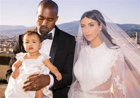 North West Kimye Wedding Picture 